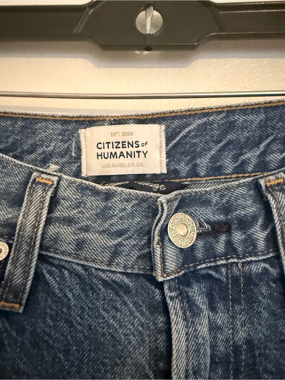 Citizens Of Humanity Jeans Paloma Wide Leg in Siesta Blue Denim - Picture 7 of 10